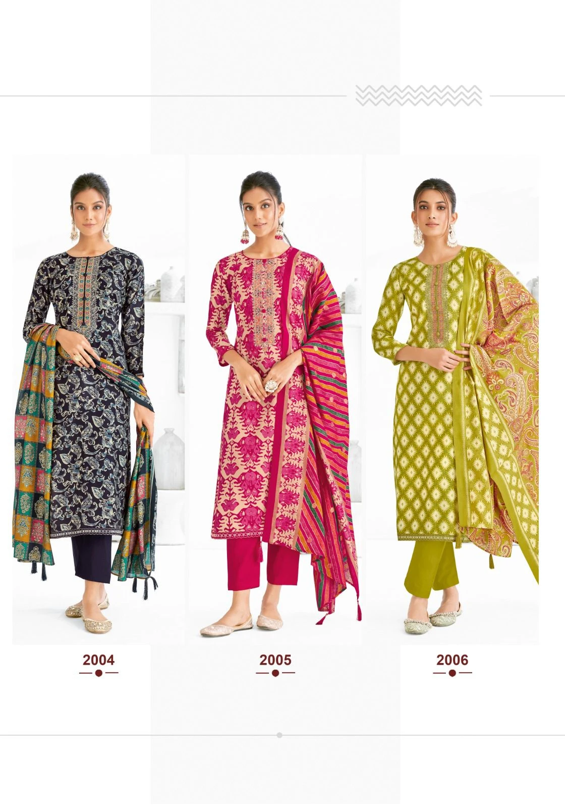 Suryajyoti Priyanka Vol 2 Pure Model Wholesale Salwar Suit Catalog — Wholesale Salwar Suits, MPA wholesale from Surat — view 7